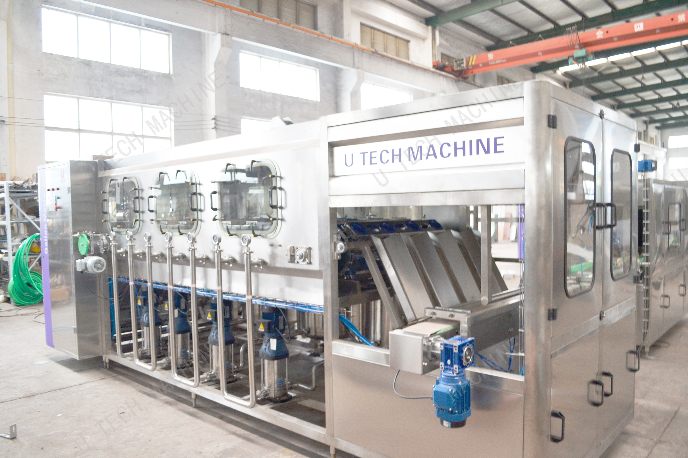 2019 Automatic 100-2000 Barrel 5 Gallon Pure Water Washing Filling Capping Machine 