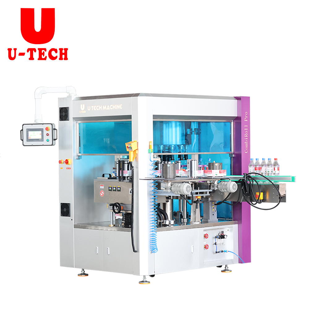 Automatic Complete 12000BPH Rotary Beverage Plastic Glass Bottle Opp Labeling Machine