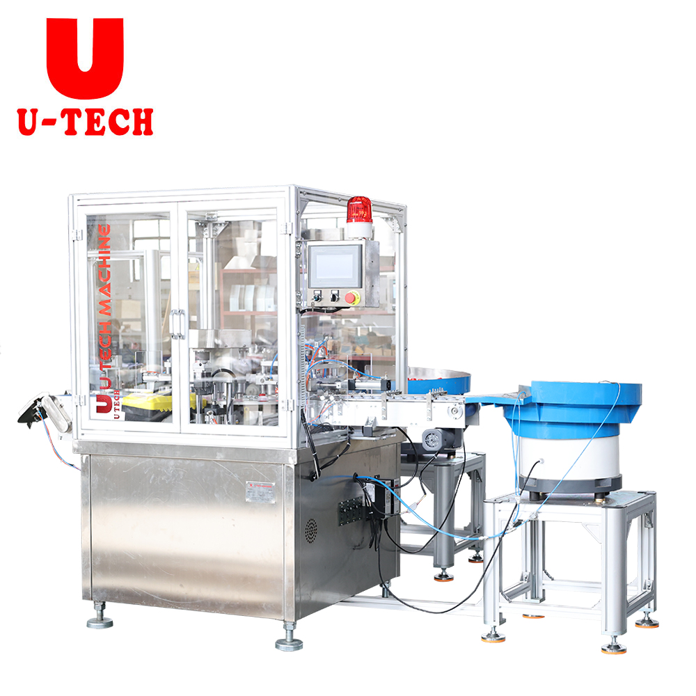 High Speed Automatic Rotary Type Edible Cooking Oil Cap Assembly Machine