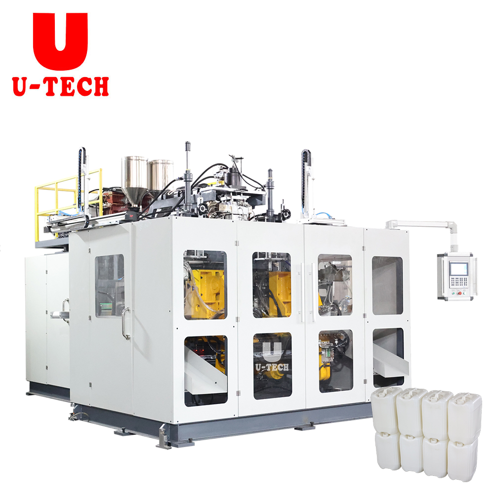 Automatic double stations plastic lube motor engine oil 10L barrel blow molding moulding machine