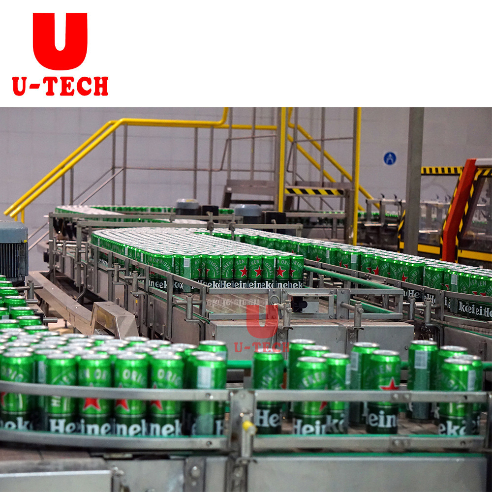 Automatic Beverage Plant Aluminium Beer Tin Can Filling Machine Price Line