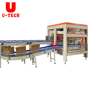 Automatic Top Load New Product Glass Plastic Bottle Case Packer Machine Cartons Packaging Line