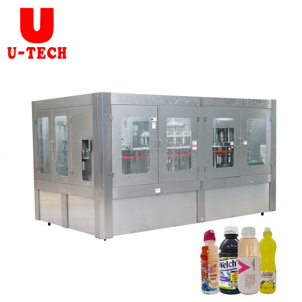 Automatic Small Scale Pet Bottle Hot Beverage Juice Filling And Capping Machine Price
