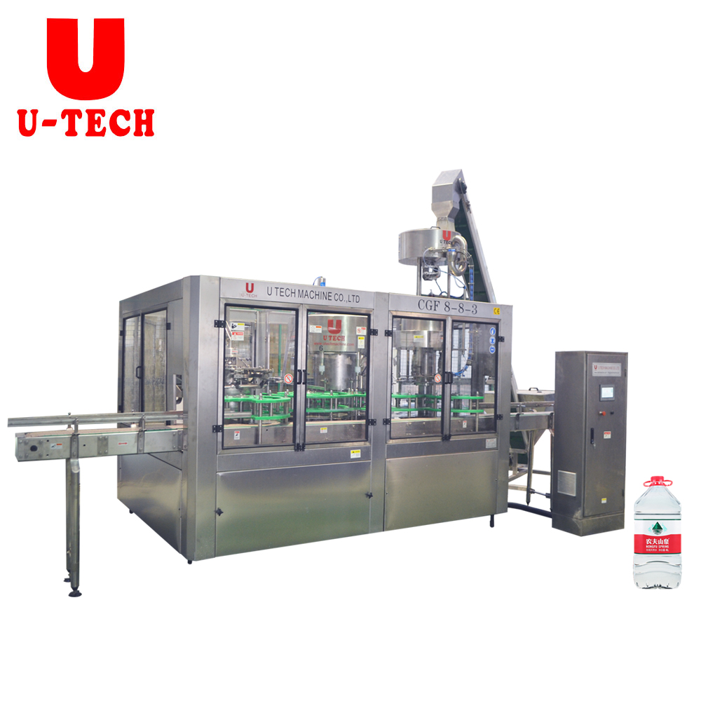 Automatic High Speed Rotary Plastic Bottle Mineral Drinking 5l Water Filling Line